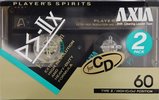 2 pack AXIA PS-IIx 60 Type II Chrome 1987 Japan