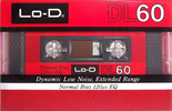 Compact Cassette Lo-D DL 60 Type I Normal 1983 Japan