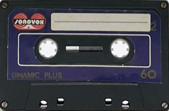 Compact Cassette Sonovox Dinamic Plus 60 "high dinamic plus" Type I Normal 1982 Portugal