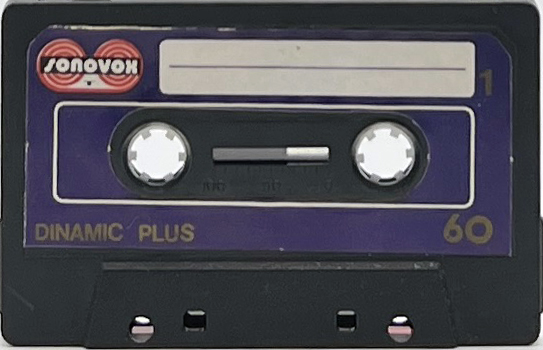 Compact Cassette Sonovox Dinamic Plus 60 "high dinamic plus" Type I Normal 1982 Portugal