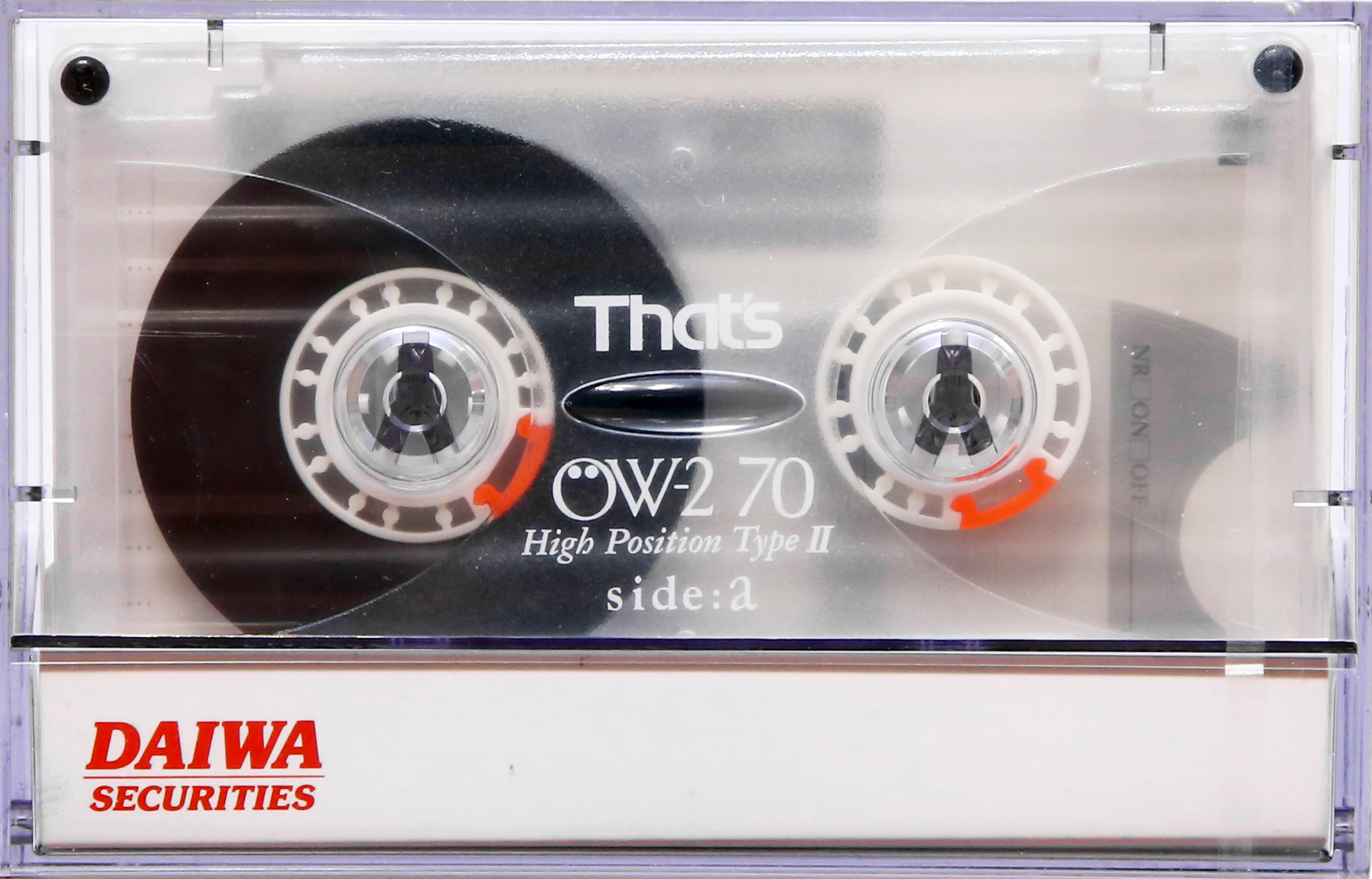 Compact Cassette Thats OW-2 70 "DAIWA Securities" Type II Chrome 1990 Japan