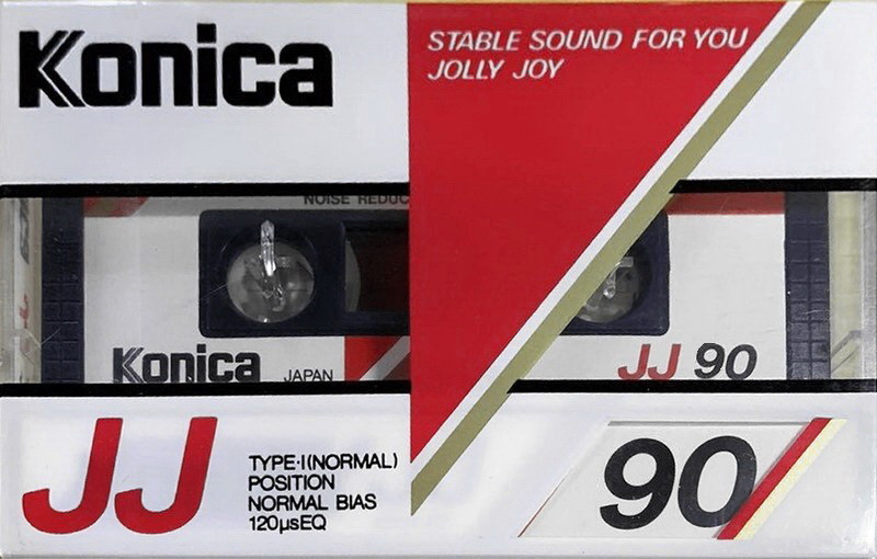 Compact Cassette Konica JJ 90 Type I Normal 1984 Japan
