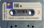 Compact Cassette AGFA Super 60+6 Type I Normal 1972 Europe