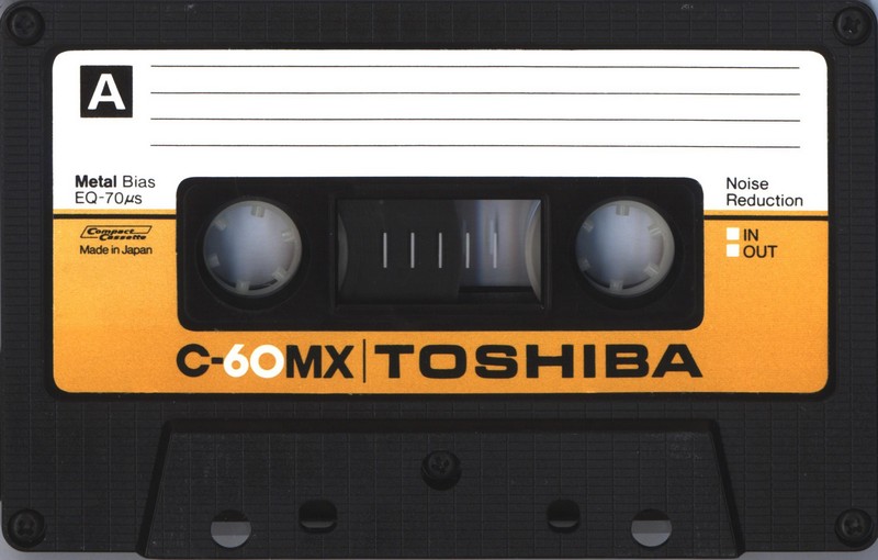 Compact Cassette Toshiba MX 60 Type IV Metal 1980 USA