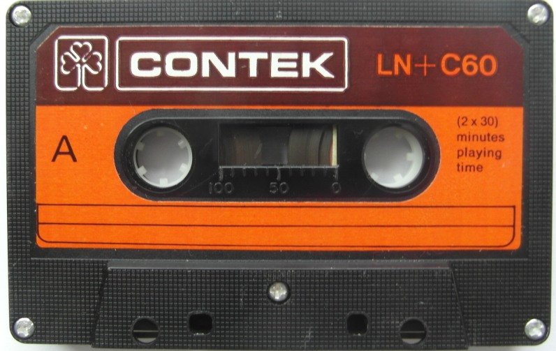 Compact Cassette Contek LN+ 60 Type I Normal Europe