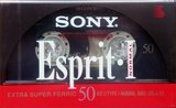 Compact Cassette Sony Esprit 50 "ESP I-50" Type I Normal 1992 Europe