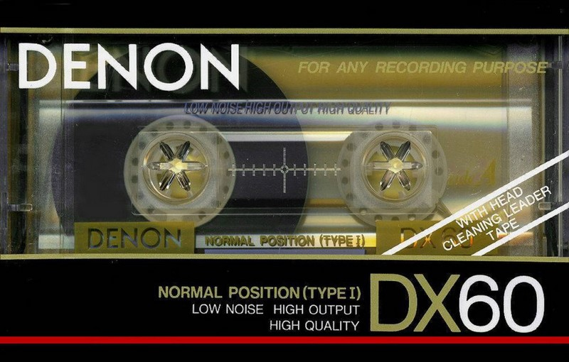 Compact Cassette Denon DX 60 Type I Normal 1990 Europe