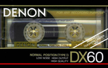 Compact Cassette Denon DX 60 Type I Normal 1990 Europe