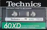Compact Cassette Technics XD 60 "RT-60XD" Type I Normal 1985 Europe