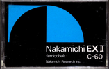 Compact Cassette Nakamichi EX II 60 Type I Normal 1978 Japan