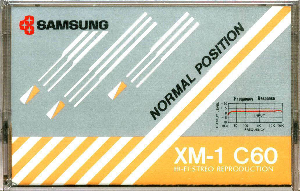 Compact Cassette Samsung XM-1 60 Type I Normal 1982 Europe