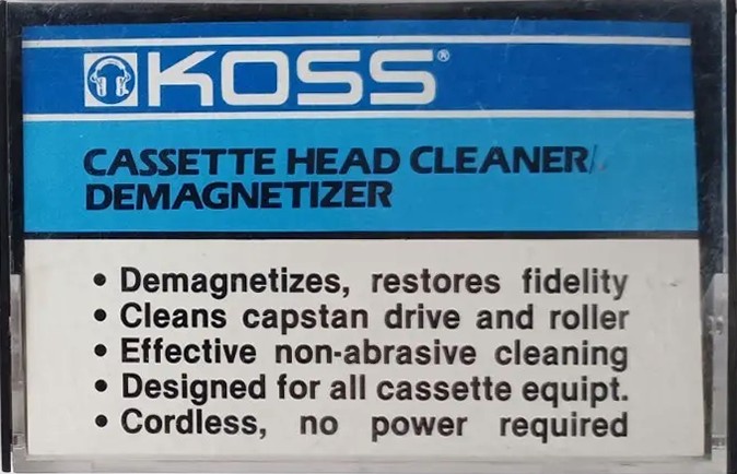Compact Cassette Koss Head Demagnetiser