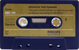 Compact Cassette Philips "SBC 133" Test Cassette 1975 Europe