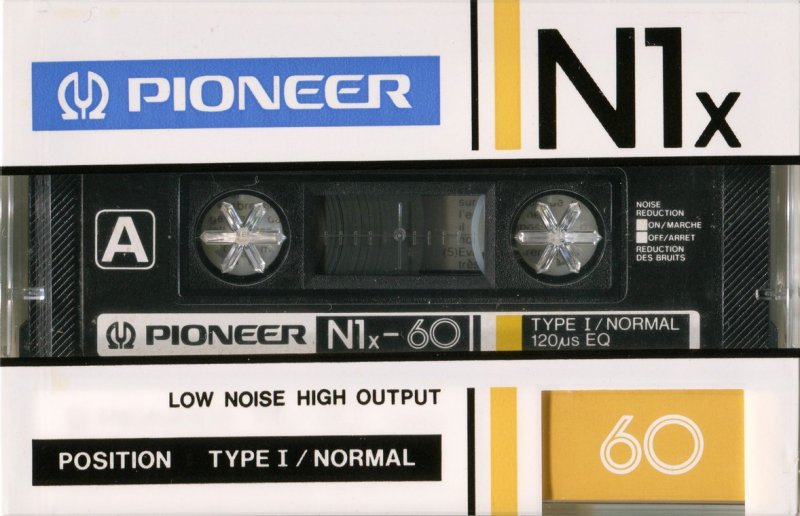 Compact Cassette Pioneer N1x 60 Type I Normal 1983 Japan