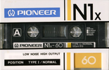 Compact Cassette Pioneer N1x 60 Type I Normal 1983 Japan