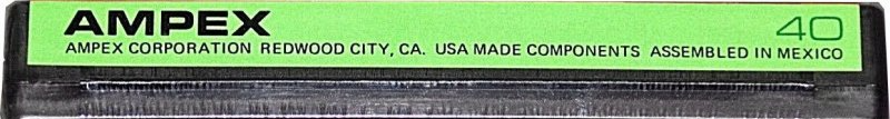 Compact Cassette Ampex 350 40 Type I Normal 1972 Mexico