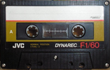 Compact Cassette JVC Dynarec F1 60 Type I Normal 1983 Europe