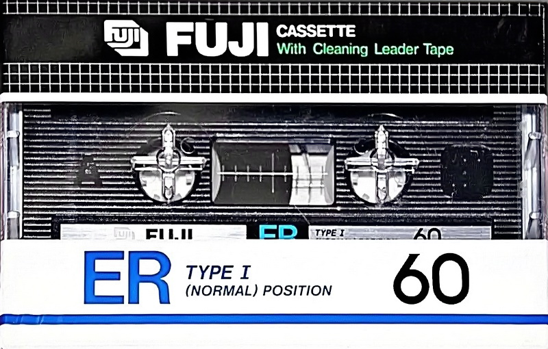 Compact Cassette Fuji ER 60 Type I Normal 1982 Japan