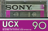 Compact Cassette Sony UCX 90 Type II Chrome 1983 USA