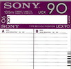 Compact Cassette Sony UCX 90 Type II Chrome 1983 USA