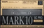 Compact Cassette Shape Mark 10 SC Pro 30 Type II Chrome 1984 USA