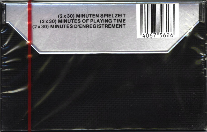 Compact Cassette Silver Sound High Quality 60 Type I Normal 1983 Europe