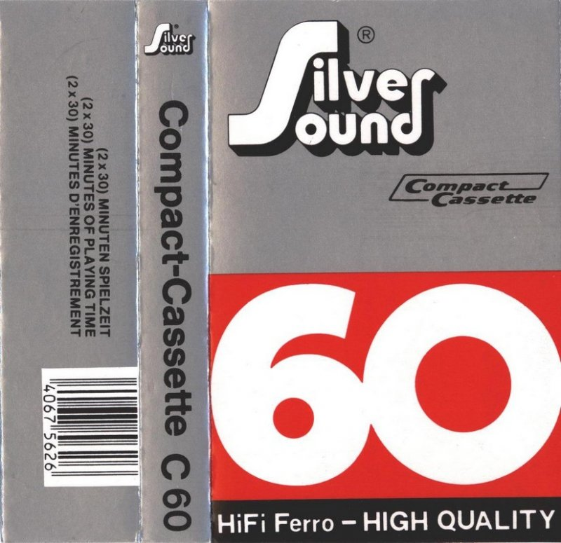 Compact Cassette Silver Sound High Quality 60 Type I Normal 1983 Europe
