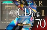 Compact Cassette TDK Super CDing 2 70 "SCD2-70" Type II Chrome 1992 Japan