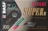 Compact Cassette BASF Chrome Super II 100 Type II Chrome 1993 Germany