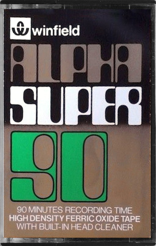 Compact Cassette Winfield Alpha Super 90 Type I Normal 1978 UK