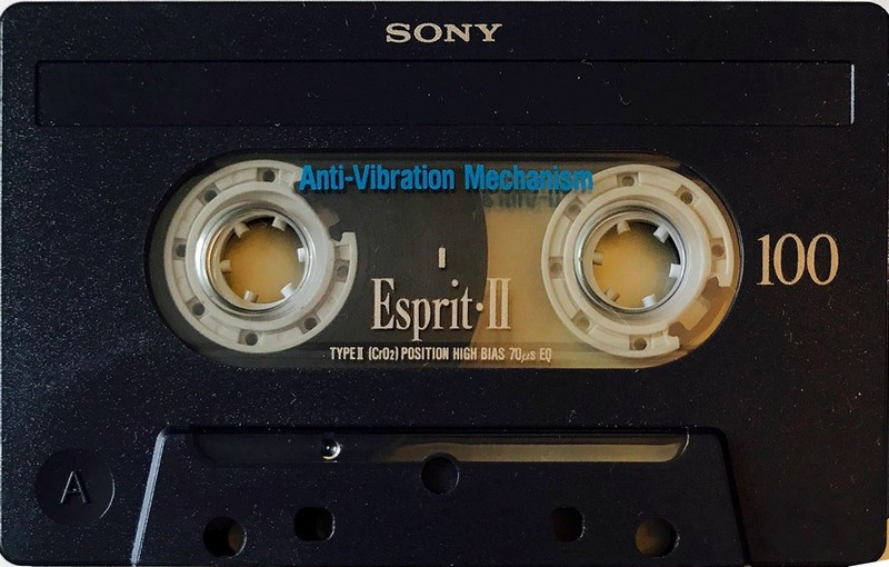 Compact Cassette Sony Esprit 100 "ESP II-100" Type II Chrome 1992 Europe