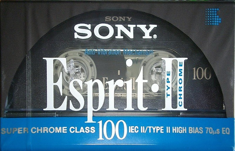 Compact Cassette Sony Esprit 100 "ESP II-100" Type II Chrome 1992 Europe