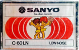 Compact Cassette Sanyo LN 60 Type I Normal 1975 Latin America