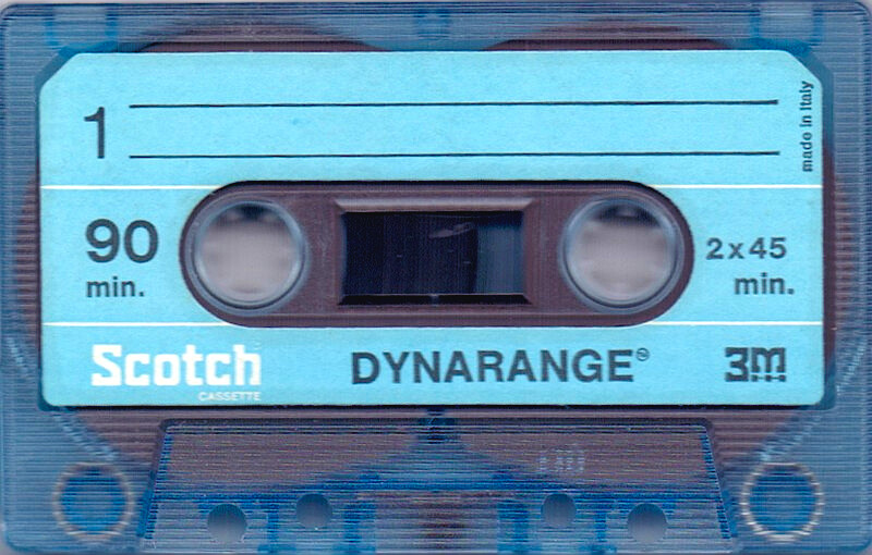 Compact Cassette Scotch Dynarange 90 Type I Normal 1975 Europe