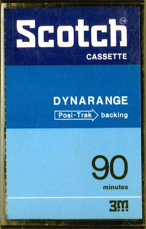 Compact Cassette Scotch Dynarange 90 Type I Normal 1975 Europe