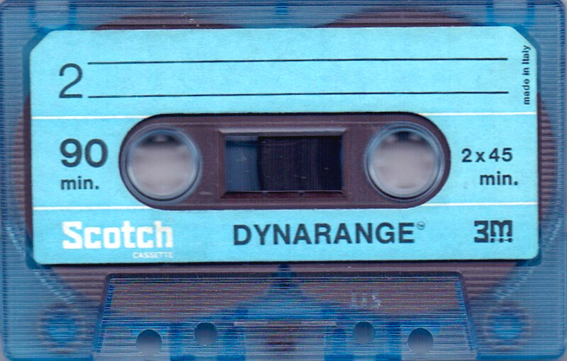 Compact Cassette Scotch Dynarange 90 Type I Normal 1975 Europe