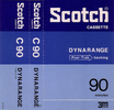 Compact Cassette Scotch Dynarange 90 Type I Normal 1975 Europe