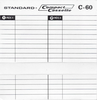 Compact Cassette Standard 60 Type I Normal 1974 UK