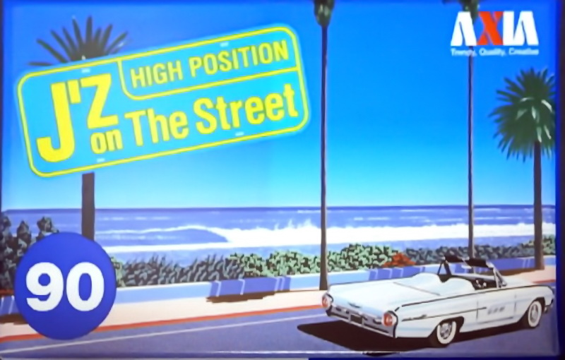 Compact Cassette AXIA J`z On the Street 90 "JZ2S 90" Type II Chrome 1998 Japan