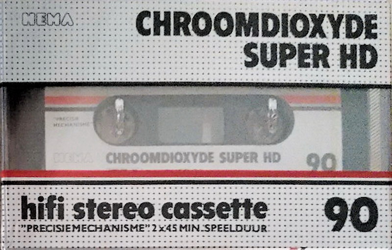 Compact Cassette Hema Chroomdioxyde Super HD 90 Type II Chrome 1983 Netherlands