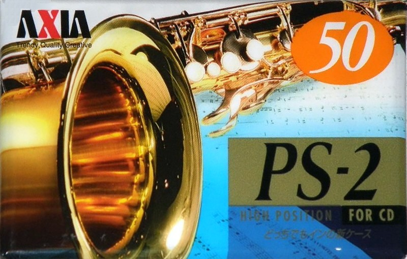 Compact Cassette AXIA PS-II / PS-2 50 "PS2H 50" Type II Chrome 1996 Japan