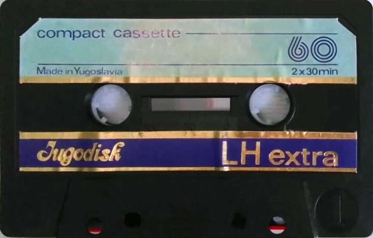 Compact Cassette Jugodisk LH extra 60 Type I Normal Yugoslavia