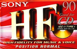 Compact Cassette Sony HF 90 Type I Normal 2000 Europe