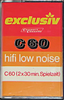 Compact Cassette Exclusiv 60 Type I Normal Hong Kong