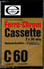 Compact Cassette Elite 60 Type III Ferro Chrome 1976 Europe