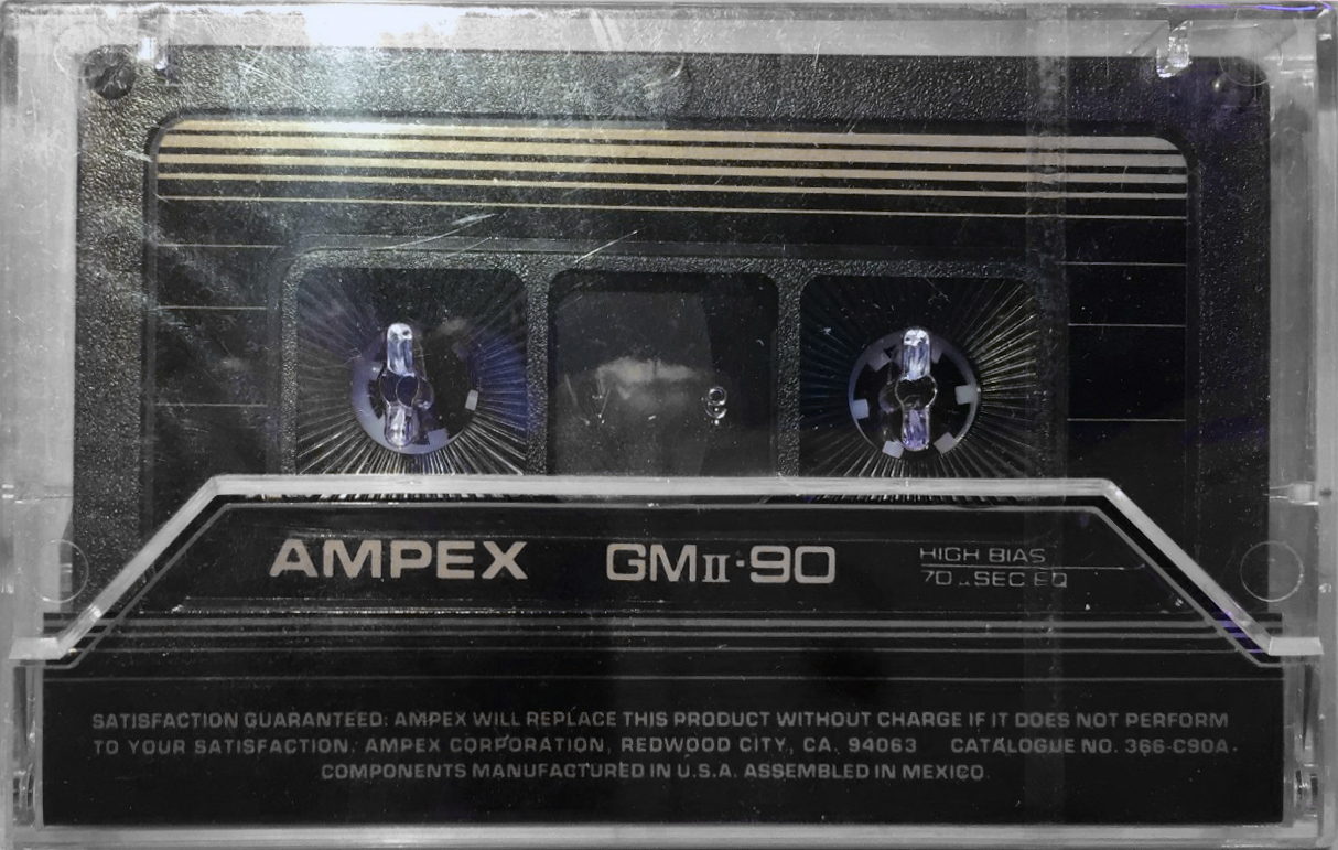 Compact Cassette Ampex Grand Master 90 "GMII" Type II Chrome 1982 USA