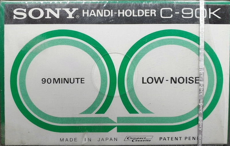 Compact Cassette Sony 90 "Handi-Holder K" Type I Normal 1975 USA