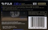 Compact Cassette Fuji DR-II 100 Type II Chrome 1995 North America