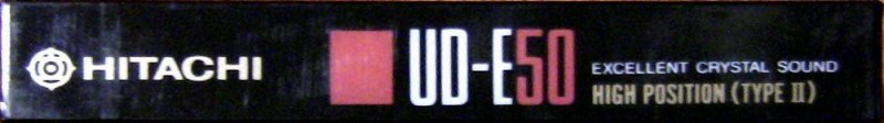 Compact Cassette Hitachi UD-E 50 Type II Chrome 1988 Japan