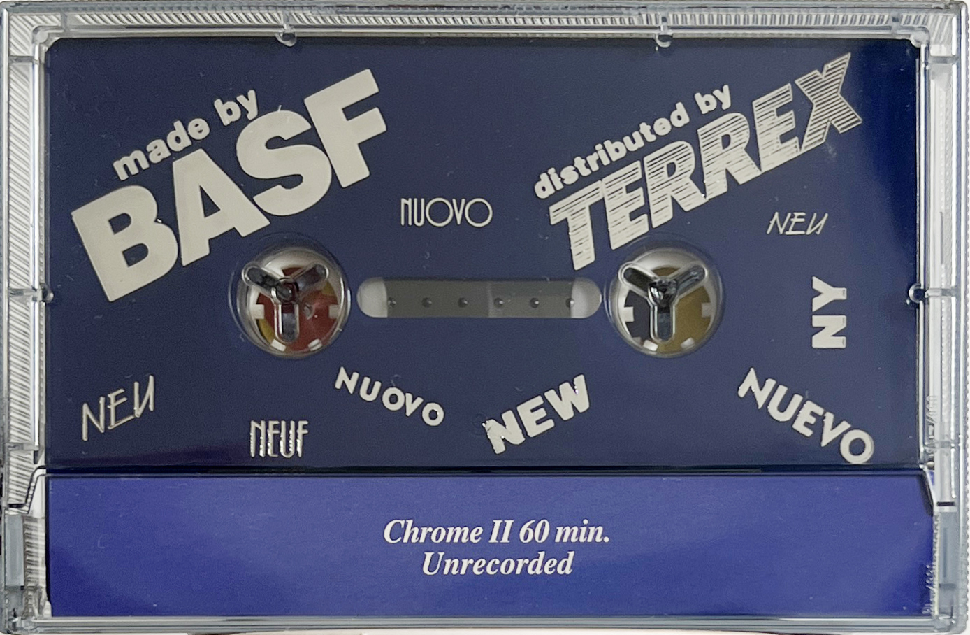 Compact Cassette BASF 60 "Terrex" Type II Chrome 1995 Germany